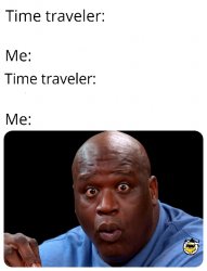 Time Traveler Meme Template