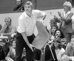 Bobby Knight Chair Throw Meme Template