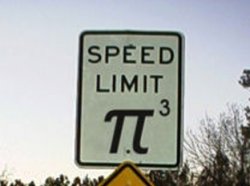 Speed limit Pi Meme Template