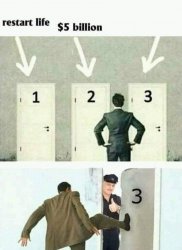Mr Bean kicking doors Meme Template