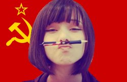 Communist Girl Meme Template