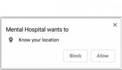 Mental Hospital wants to know your location Meme Template