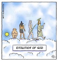 Evolution of God Meme Template