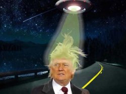 Trump campaign headquarters UFO Meme Template