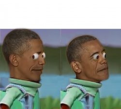 Obama Awkard Scared Meme Template