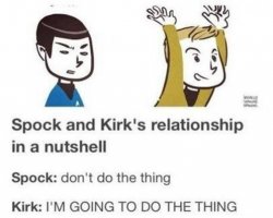 kirk spock don't do the thing Meme Template