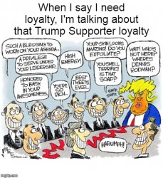 That Trump Supporter Loyalty Meme Template