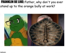 Franklin and Father Mitch McConnell Meme Template