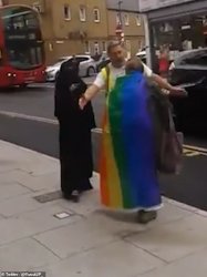 muslim on gay hate crime Meme Template