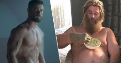 Fit thor vs fat thor Meme Template