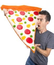 giant pizza Meme Template