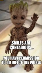 Smiles are contagious Meme Template