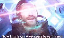 Now this is an avengers level threat Meme Template