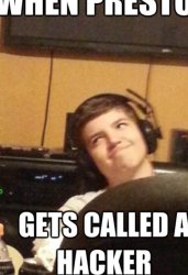 Preston when he died Meme Template