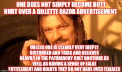 GIllette in the Butthurt sissies Meme Template