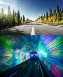 Slow Drive - Warp Speed Meme Template