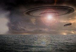 UFOs Over Bermuda 3 Meme Template