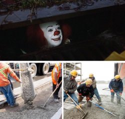 Sewer clown it Meme Template