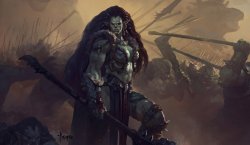 Orc Female Warrior Meme Template