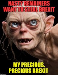 Brexiter Gollum Meme Template