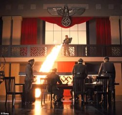 DiCaprio and flamethrower Meme Template