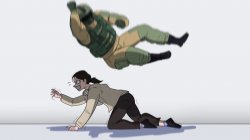 Fuze elbow dropping hostage Meme Template