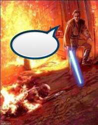 The Highground Star Wars Meme Template