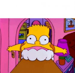 simpson eating Meme Template