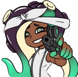 Marina with a gun Meme Template