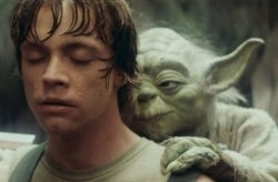 Luke & Yoda Meme Template