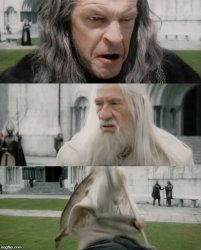 Gandalf Beat Down Meme Template