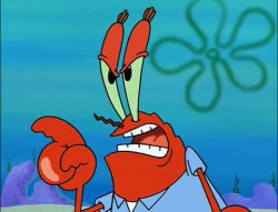 Angry Krab Meme Template