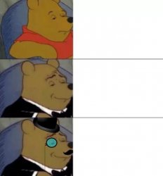 fancy winnie the pooh Meme Template