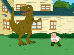 Family Guy Dinosaur T-Rex Meme Template