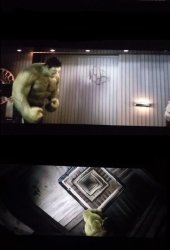 Hulk Hates Stairs Meme Template
