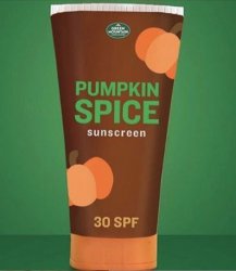 Pumpkin Spice Sunscreen Meme Template