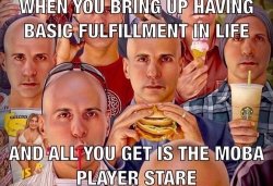 Moba player Meme Template