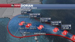 Hurricane Dorian Forecast Track Meme Template