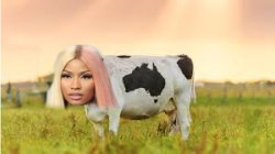 Nicki Minaj cow Meme Template