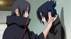 Itachi Choking Sasuke Meme Template