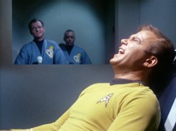 Captain Kirk Star Trek Agony Meme Template