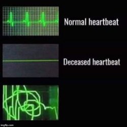 Heartbeat comparisons Meme Template