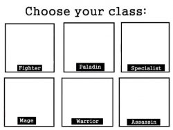 Choose your Class Meme Template