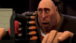 Shocked Heavy Meme Template