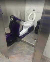 scooter toilet Meme Template