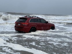 Red Jeep Ocean Meme Template