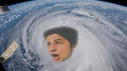 Hurrican Dorian Meme Template