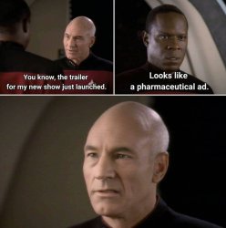 Sisko owns Picard Meme Template