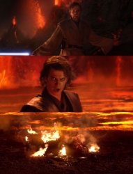 It's over anakin extended Meme Template
