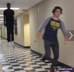 running from shadow Meme Template